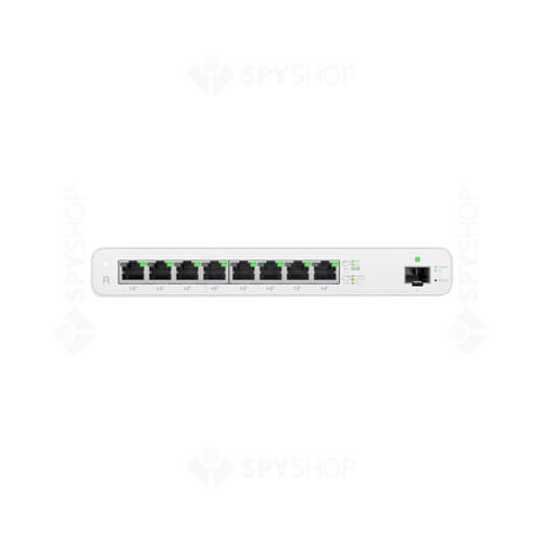 Router Gigabit Ubiquiti UISP-R, 8 porturi 10/100/1000 Mbps, 1 port SFP, PoE