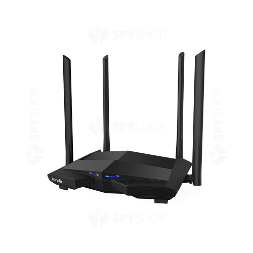 Router Gigabit wireless dual band Tenda AC10U, 2.4 - 5 GHz, 1167 Mbps, MU-MIMO