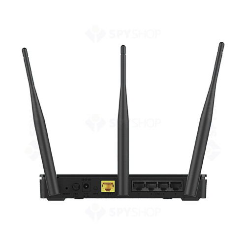 Router wireless Dual Band D-Link AC750 DIR-809, 5 porturi, 2.4/5.0 GHz, MIMO, 733 Mbps