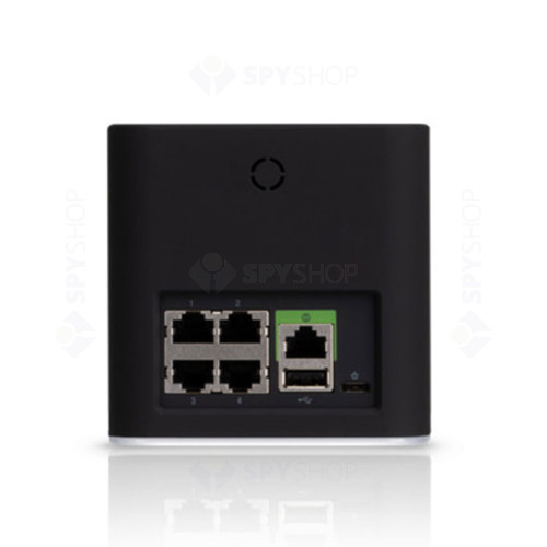 Router wireless Gaming Dual Band Gigabit AmpliFi Mesh HD Ubiquiti AFI-G, 450 Mbps/1300 Mbps, 2.4/5.0 GHz, 5 porturi, ecran tactil