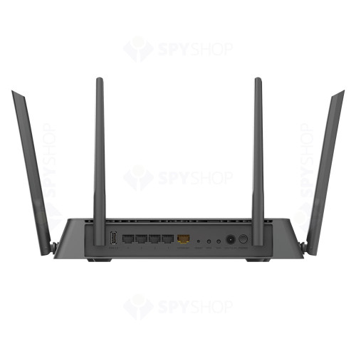 Router wireless Gigabit Dual Band D-Link EXO AC2600 DIR-882, 5 porturi, 2.4/5.0 GHz, MU-MIMO, 2600 Mbps