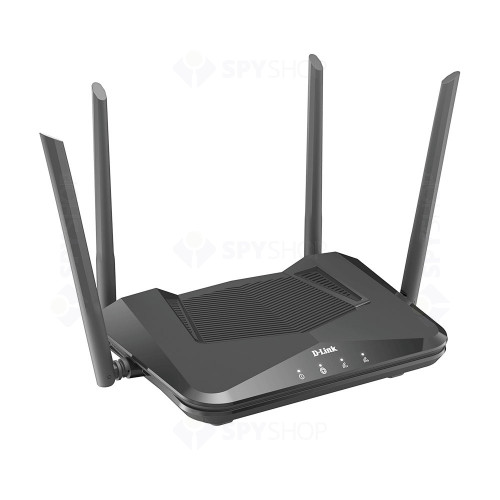Router wireless Gigabit Dual Band D-Link EXO AX1500 DIR-X1560, 5 porturi, 2.4/5.0 GHz, MU-MIMO, 1500 Mbps