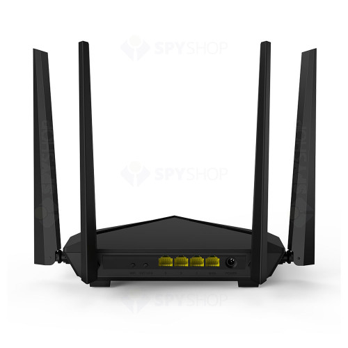 Router wireless Gigabit Dual Band Tenda AC10, 1 port WAN, 3 porturi LAN, 2.4/5.0 GHz, 5 dBi, 1200 Mbps
