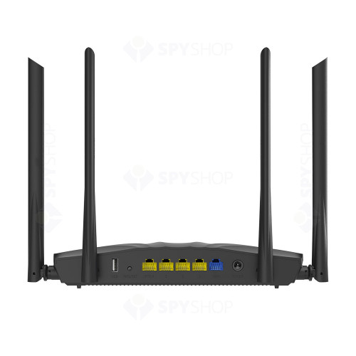 Router wireless Gigabit Dual Band Tenda AC19, 4 porturi LAN, 1 port WAN, 2.4/5.0 GHz, MU-MIMO, 6 dBi, 2.000 Mbps