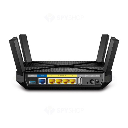 Router wireless Gigabit Tri Band TP-Link ARCHER C4000, 5 porturi, 4000 Mbps