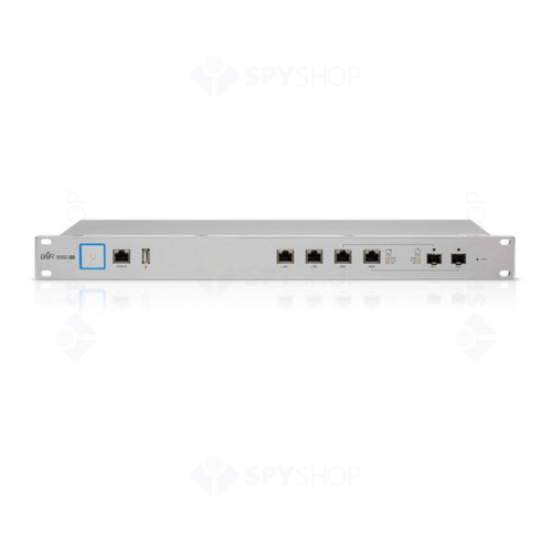 Router wireless Gigabit Ubiquiti UniFi USG-PRO-4, 4 porturi retea, 2 porturi SFP, USB