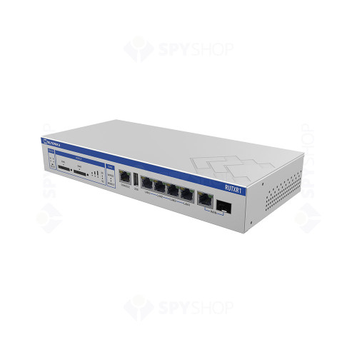 Router industrial IP Teltonika RUTXR1, Dual SIM, WiFi, GSM, 4G, SFP, Ethernet, 10/100/1000 Mbps, IoT