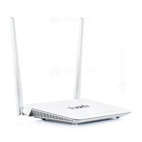 Router wireless Tenda D301, 1 port WAN/LAN, 3 porturi LAN, 2.4 GHz, 300 Mbps