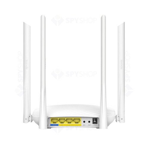 Router wireless Tenda F9, 1 port WAN, 3 porturi LAN, 2.4 GHz, 6 dBi, 600 Mbps