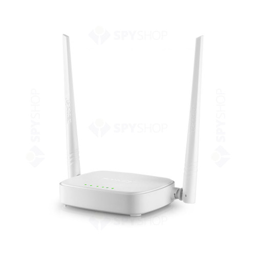 Router wireless Tenda N301, 1 port WAN, 3 porturi LAN, 2.4 GHz, 5 dBi, 300 Mbps