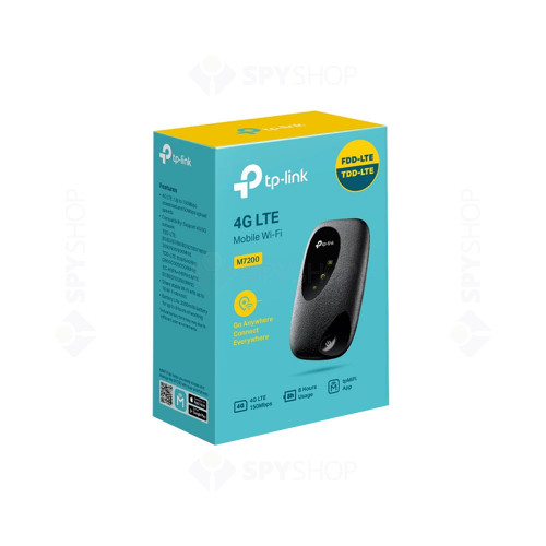 Router wireless portabil TP-Link M7200, 4G/LTE, 150 Mbps