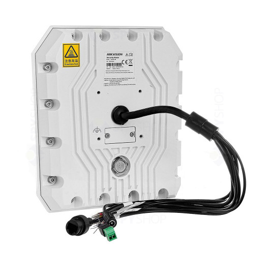 Detector de miscare exterior tip radar Hikvision DS-PR1-60 IP, 60 m, 24 GHz, PTZ tracking, pet immunity