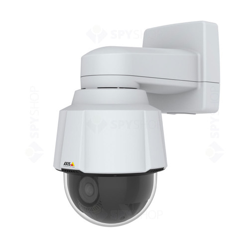 Camera de supraveghere exterior IP Speed Dome PTZ Axis Lighfinder P5655-E 01681-001, 2 MP, 4.3-137.6 mm, zoom 32x, PoE, slot card