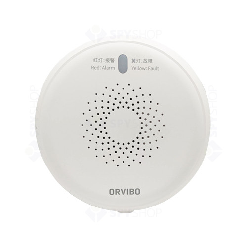 Senzor de gaz wireless Orvibo SG30, protocol ZigBee, 2.4 GHz, indicator LED, 80 m, 72 dB, control din aplicatie
