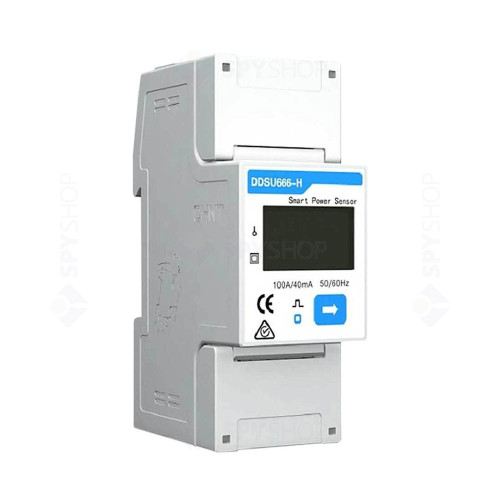 Kit Invertor hibrid monofazat Huawei si smart meter SUN2000-3KTL-L1-DDSU, 3 kW, 3.000 W, Smart Dongle WiFi integrat