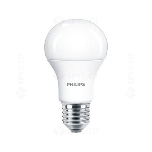 Set 2x becuri LED Philips, EyeComfort, E27, 10W, 1055 lm, lumina rece 4000K