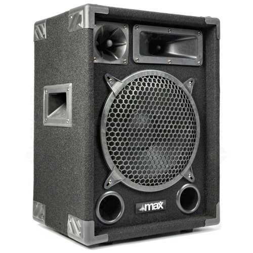 Set boxe pasive pentru sonorizari MAX10PAIR 170.655, 10 inch, 150W RMS, 3 cai, 8 ohm, 40-18.000 Hz