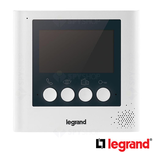 Videointerfon de interior Legrand 369115, 4.3 inch, aparent, 2 fire