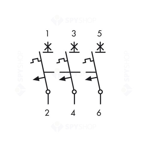 Siguranta modulara automata Schrack AM617332, C32A, 6kA, 3 poli