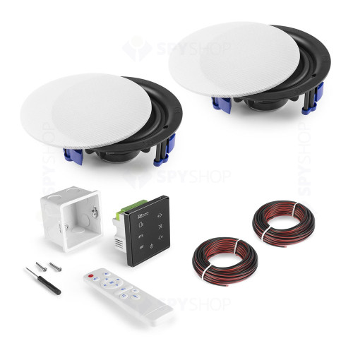 Sistem audio pentru tavan Fenton Powerline A50BSET 952.458, USB/SD, Bluetooth, 6.5 inch, 40W RMS, 4-8 ohm