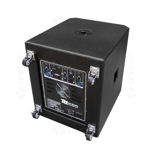 Sistem boxe Power Dynamics cu subwoofer activ 178.927, 12 inch, 2x6.5 inch sateliti, 8 ohm, 33-20.000 Hz