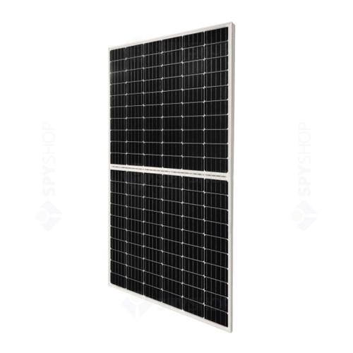 Sistem fotovoltaic 5 kW, invertor monofazat Hibrid WiFi si 11 panouri Canadian Solar, 120 celule, 455 W