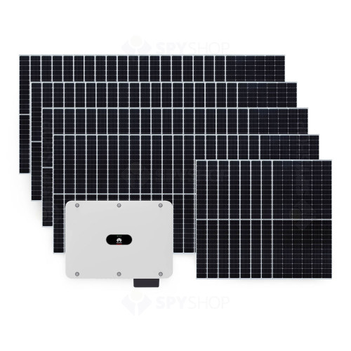 Sistem fotovoltaic 40 kW, invertor Trifazat On Grid si 88 panouri Canadian Solar, 120 celule, 455 W