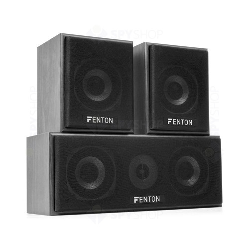Sistem Home Theatre 5.0 Fenton 100.330, 5 boxe, 335W RMS, negru