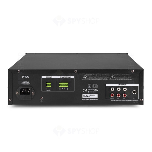 Sistem sonorizare Cafenea Power Dynamics KIT-PPA30-CSPB6 cu amplificator, difuzoare de tavan