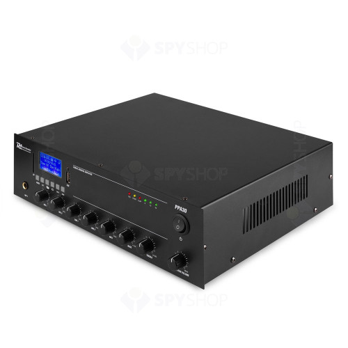 Sistem sonorizare pentru Cafenea Power Dynamics KIT-PPA30-MB240TB cu amplificator, difuzoare interior/exterior