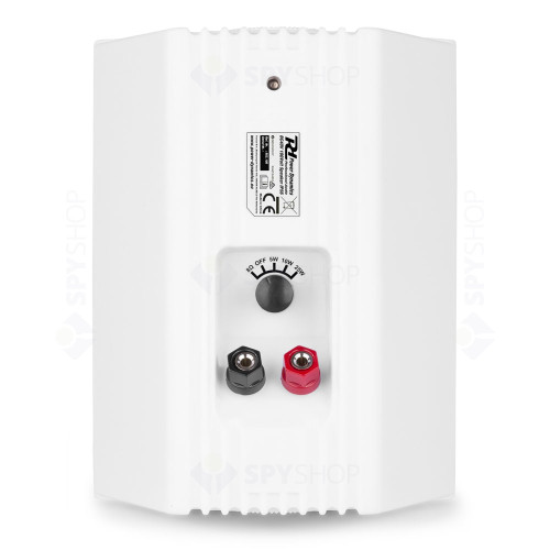 Sistem sonorizare pentru Cafenea Power Dynamics KIT-PRM120-BC40V-WHITE cu amplificator, difuzoare interior/exterior