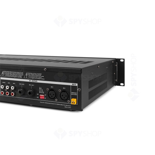 Sistem sonorizare pentru Cafenea Power Dynamics KIT-PRM240-BC40V-BLACK, cu amplificator, difuzoare interior/exterior