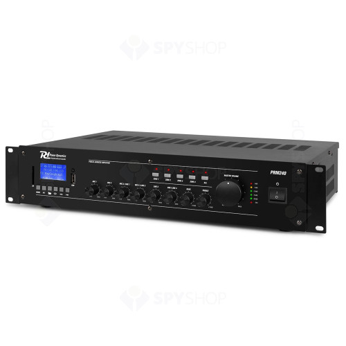 Sistem sonorizare pentru Cafenea Power Dynamics KIT-PRM240-BC40V-WHITE, cu amplificator, difuzoare interior/exterior