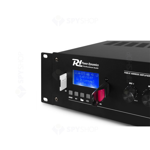Sistem sonorizare pentru Cafenea Power Dynamics KIT-PRM60-BC40V-BLACK cu amplificator, difuzoare interior/exterior