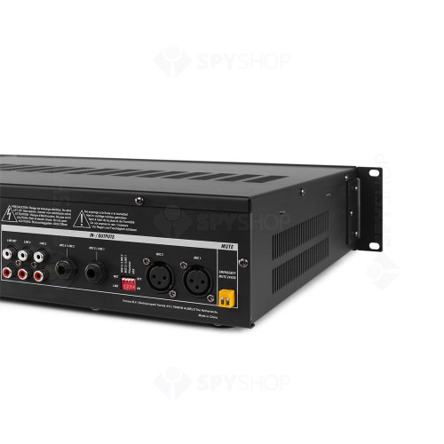 Sistem sonorizare pentru Cafenea Power Dynamics KIT-PRM60-BC40V-BLACK cu amplificator, difuzoare interior/exterior