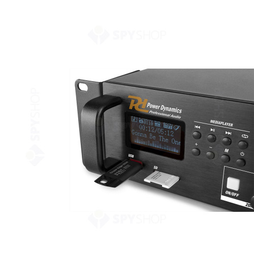Sistem sonorizare pentru Cafenea Power Dynamics KIT-TERASA-PROFI1 cu amplificator, difuzoare interior/exterior