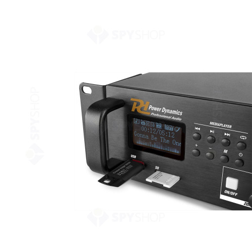 Sistem sonorizare pentru Cafenea Power Dynamics KIT-TERASA-PROFI2 cu amplificator, difuzoare interior/exterior