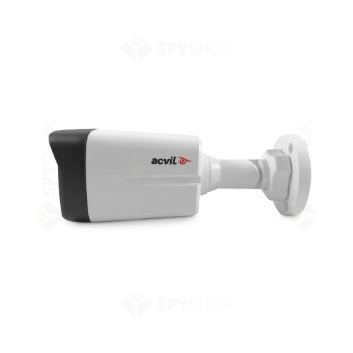 Sistem supraveghere exterior middle Acvil Pro Starlight ACV-M8EXT80-2MP-A, 8 camere, 2 MP, IR 80 m, 3.6 mm, audio prin coaxial, microfon