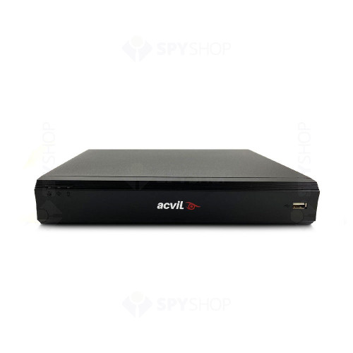 Sistem supraveghere exterior middle Acvil Pro ACV-M8EXT20-5MP-V2, 8 camere, 5 MP, IR 20 m, 2.8 mm, audio prin coaxial