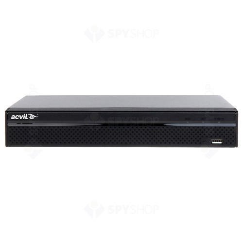 Sistem supraveghere IP exterior Acvil Full Color ACV-FC-M4EXT30-4M-A-IP, 4 camere, 4 MP, lumina alba 30 m, 2.8 mm, slot card, microfon + HDD 1 TB