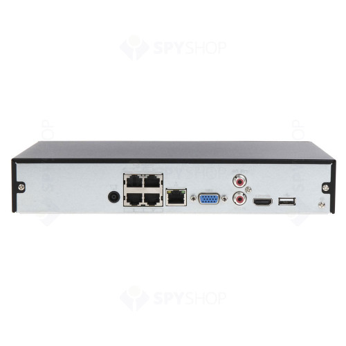 Sistem supraveghere IP exterior Dahua DH-IP-B4INT30M-2MP, 4 camere, 2 MP, IR 30 m, 2.8 mm, slot card, PoE