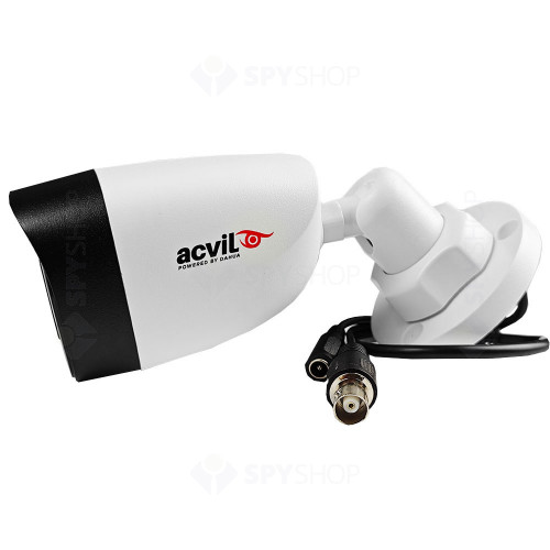 Sistem supraveghere exterior complet Acvil Pro ACV-C4EXT20-2MP-V2, 4 camere, 2 MP, IR 20 m, 2.8 mm, POS, audio prin coaxial