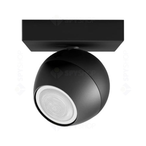 Spot LED inteligent Philips Hue Buckram, Bluetooth, 5W, 350 lm, 2200-6500K, Intrerupator cu variator inclus