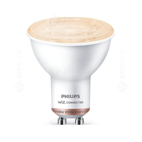 Spot LED inteligent Philips, Dimabil, Wi-Fi, Bluetooth, 4.7W, 345 lm, 2700-6500K