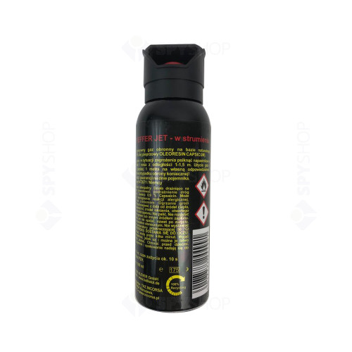 Spray lacrimogen cu piper GAS-KO-100, 100 ml