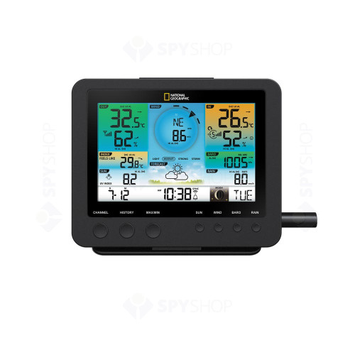Statie meteo 7 in 1 National Geographic 9080600, Wi-Fi