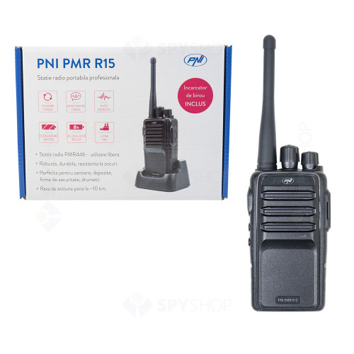 Statie radio portabila profesionala PMR PNI-PMR-R15