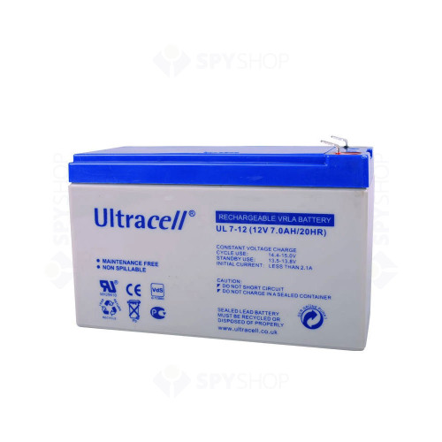 Acumulator Ultracell 7 Ah, 12 V, F1/F2
