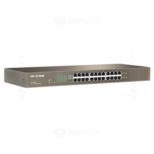 Switch 24 porturi  Gigabit IP-COM G1024G, 8000 MAC, 48 Gbps, fara management