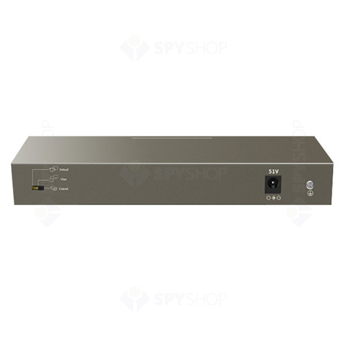 Switch cu 10 porturi IP-COM F1110P-8-102W, 5.6 Gbps, 23.6 Mpps, 4000 MAC, fara management
